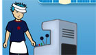 Jeux de cuisine : Travaille dans un glacier
