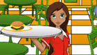 Jeux de cuisine : Jeu de serveuse avec Lea