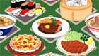 Jeux de cuisine : Mémorise les plats