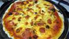 Jeux de cuisine : Pizza jambon-fromage