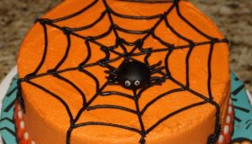 Gâteau Araignée pour Halloween